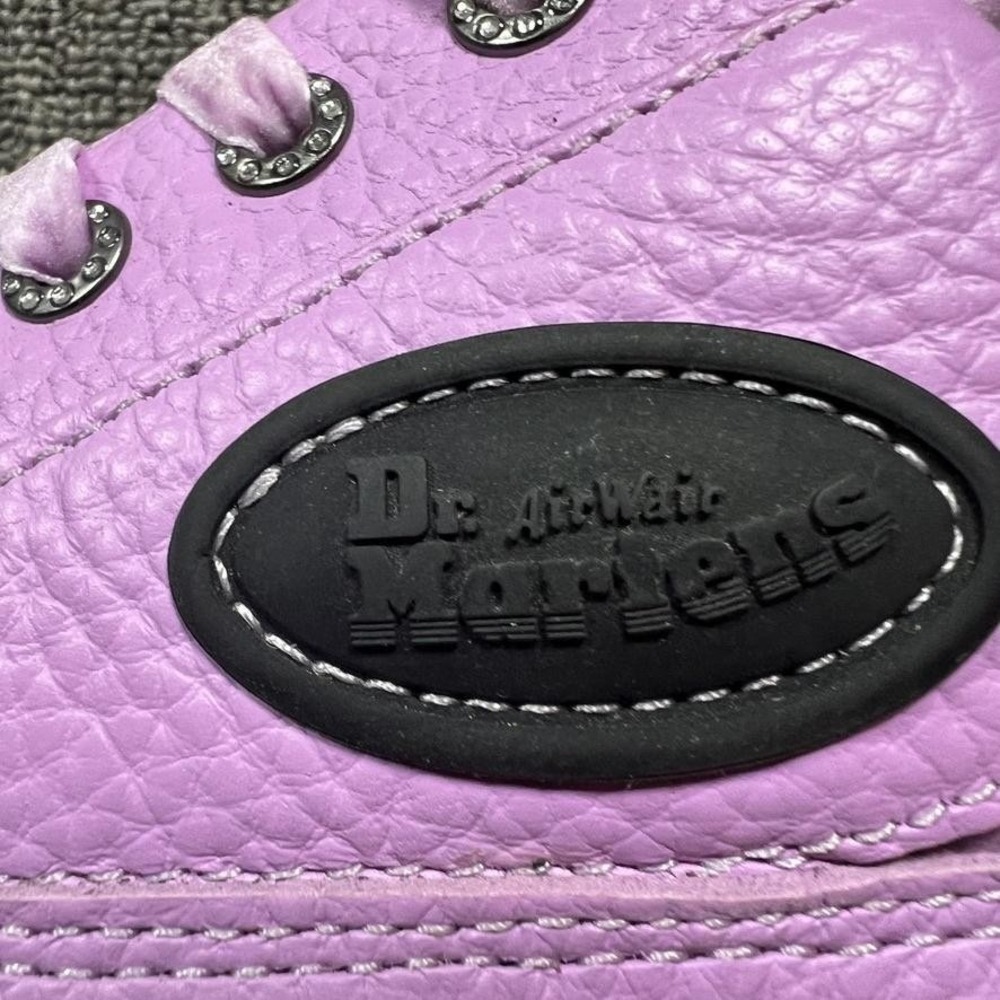 Dr Martens Shoes Womens 8 Purple Buzz S1 Bratz Platform Sneaker Studded Leather - Picture 6 of 11